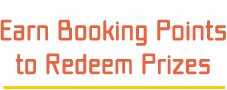 Earn Booking Points to Redeem Prizes