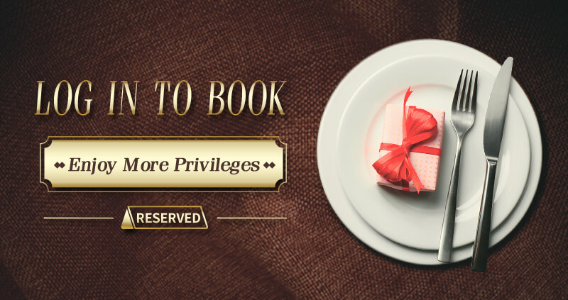 Log In to Book, Enjoy More Privileges